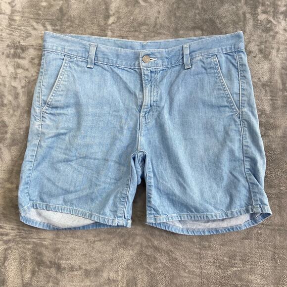 Levi's Men's Denim Shorts Size 30 Light Blue 100% Cotton Casual - Picture 1 of 12